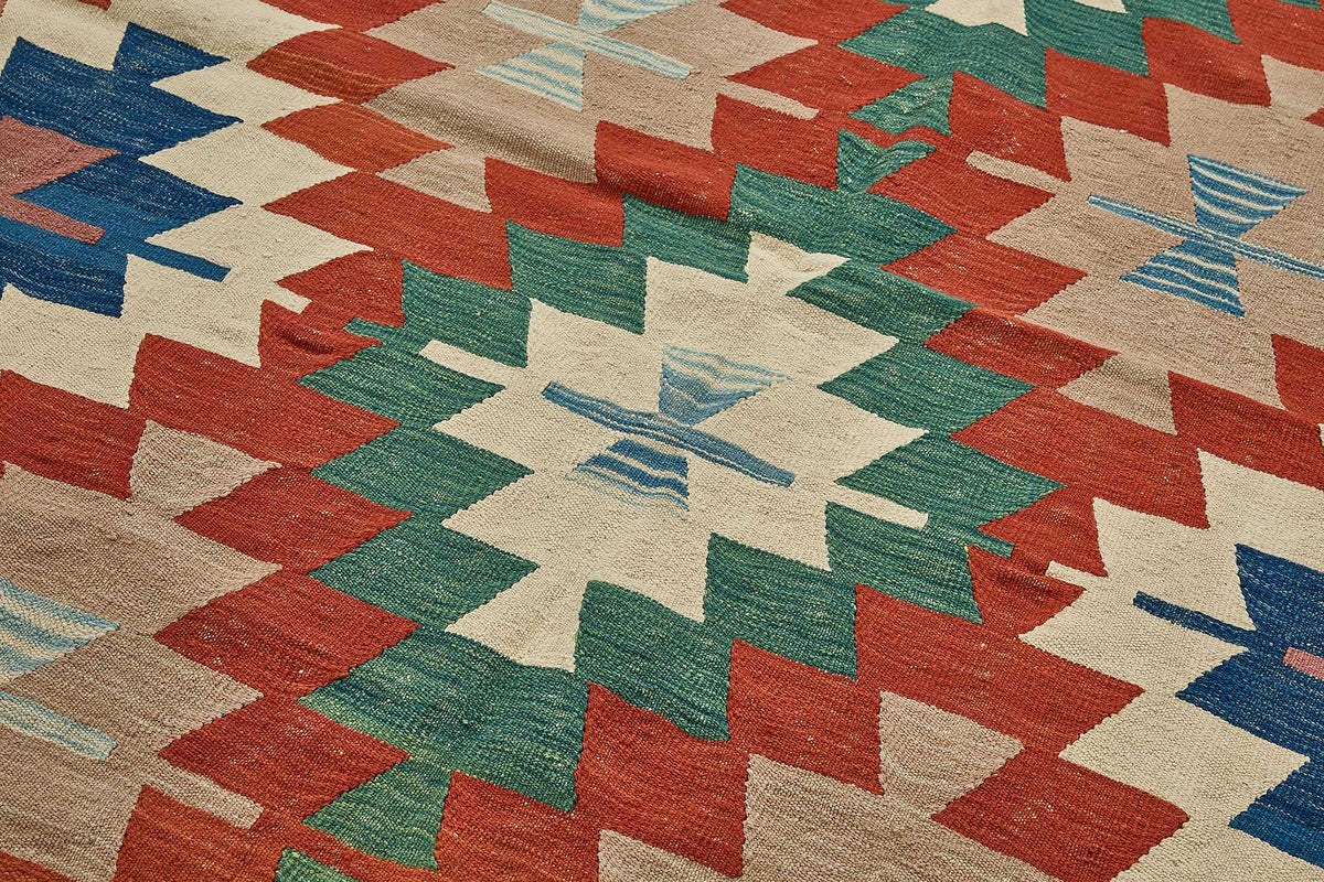 7x11 Handwoven Turkish Kilim Rug - 50660