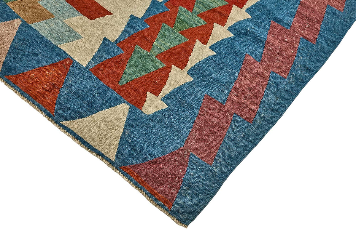 7x11 Handwoven Turkish Kilim Rug - 50661