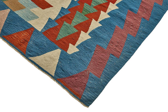 7x11 Handwoven Turkish Kilim Rug - 50661