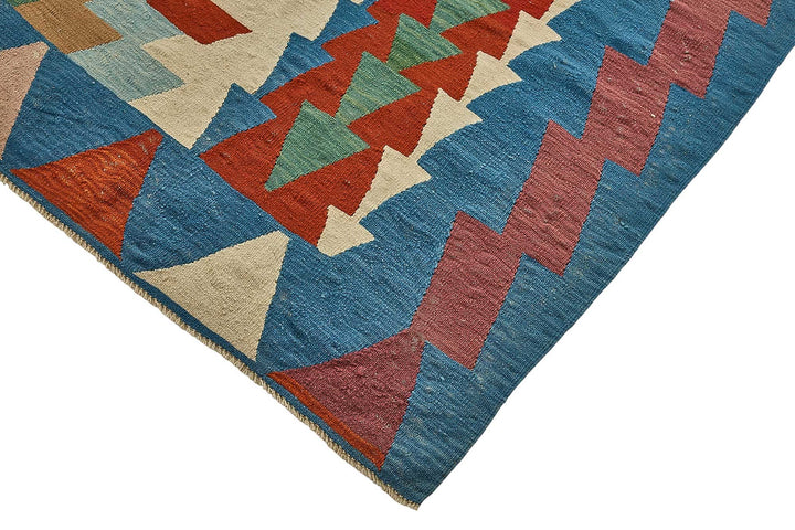 7x11 Handwoven Turkish Kilim Rug - 50661