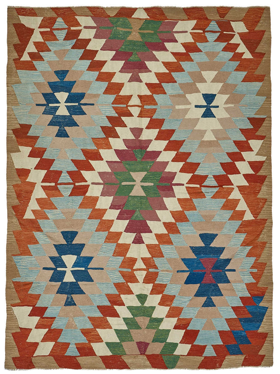 6x9 Handwoven Turkish Kilim Rug - 50662