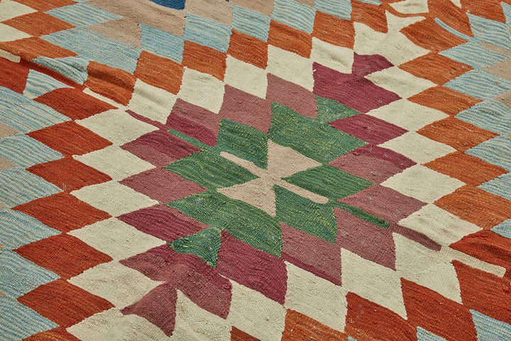 6x9 Handwoven Turkish Kilim Rug - 50662