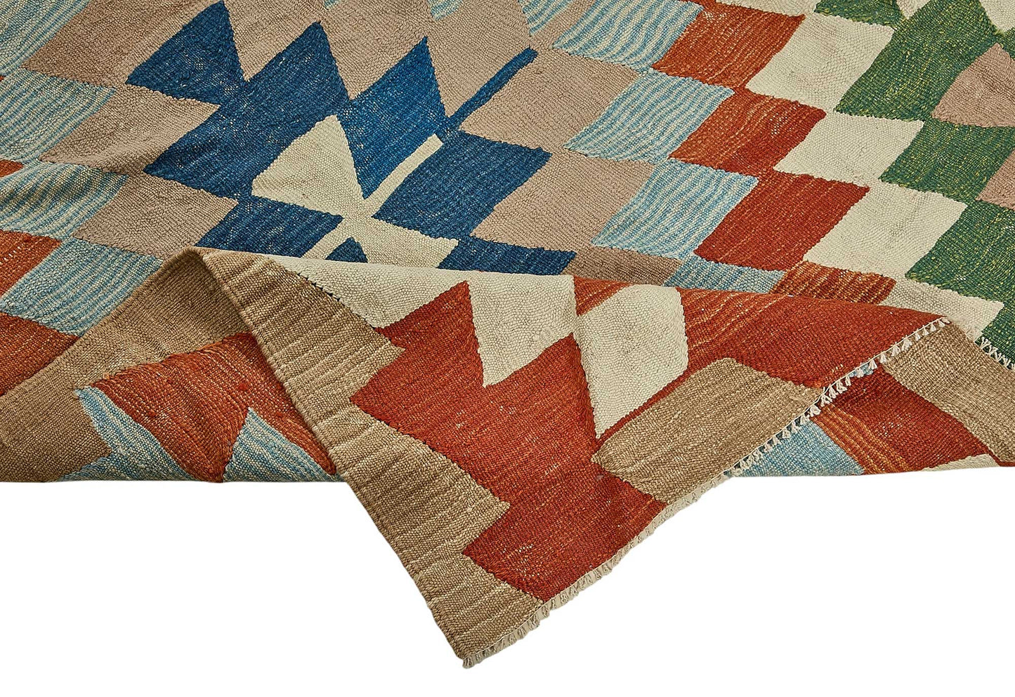 6x9 Handwoven Turkish Kilim Rug - 50662