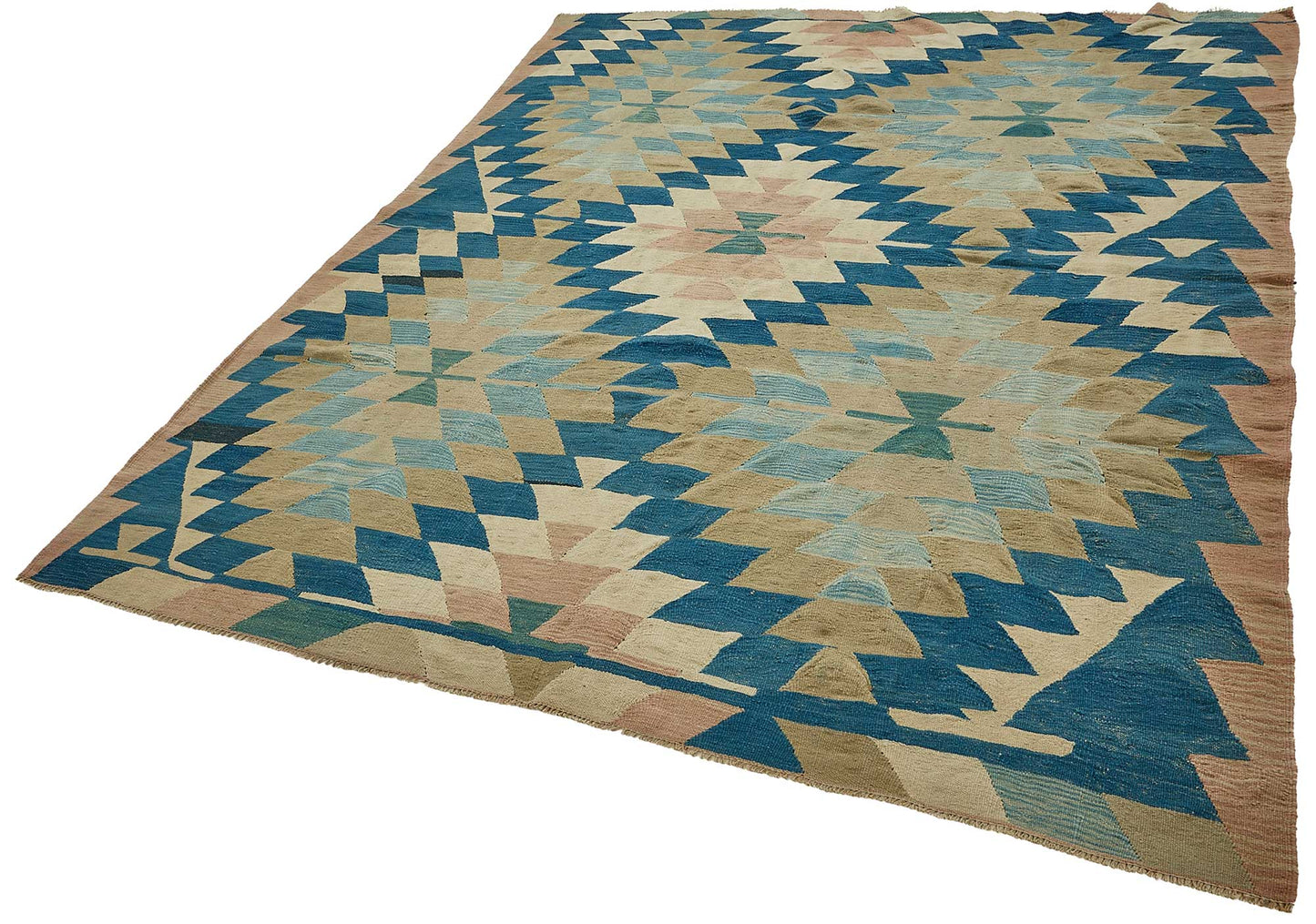 7x9 Handwoven Turkish Kilim Rug - 50663