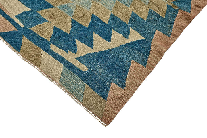 7x9 Handwoven Turkish Kilim Rug - 50663