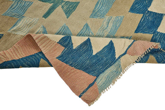 7x9 Handwoven Turkish Kilim Rug - 50663