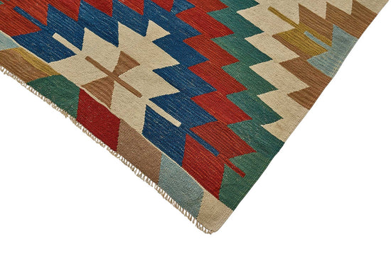 7x9 Handwoven Turkish Kilim Rug - 50664