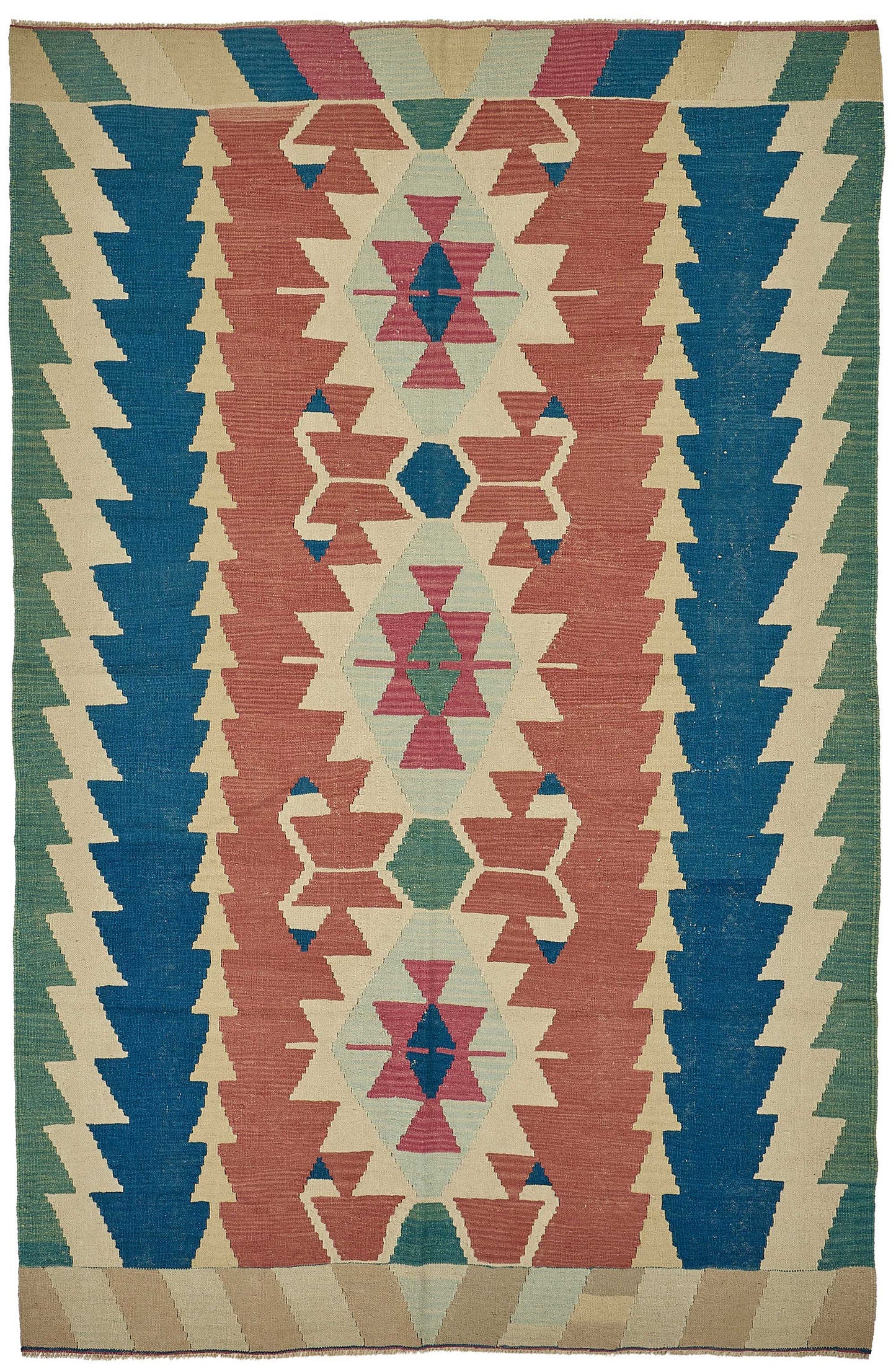 6x9 Handwoven Turkish Kilim Rug - 50665