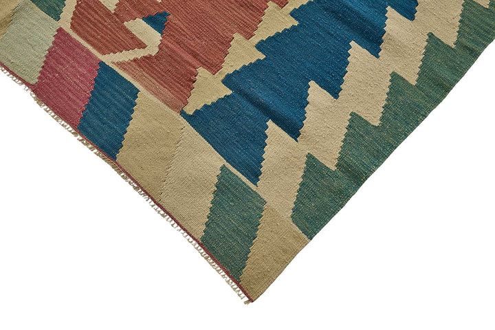 6x9 Handwoven Turkish Kilim Rug - 50665