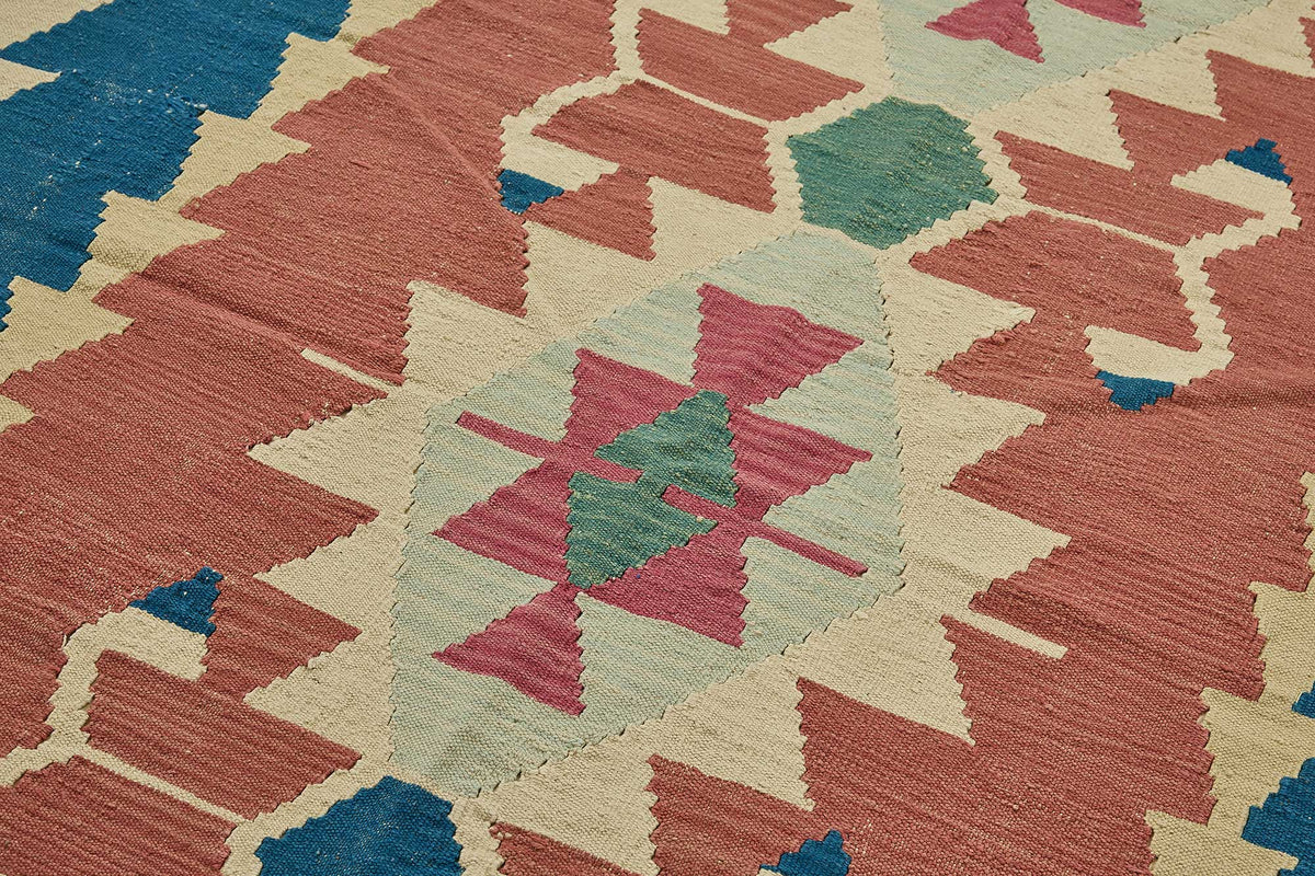 6x9 Handwoven Turkish Kilim Rug - 50665