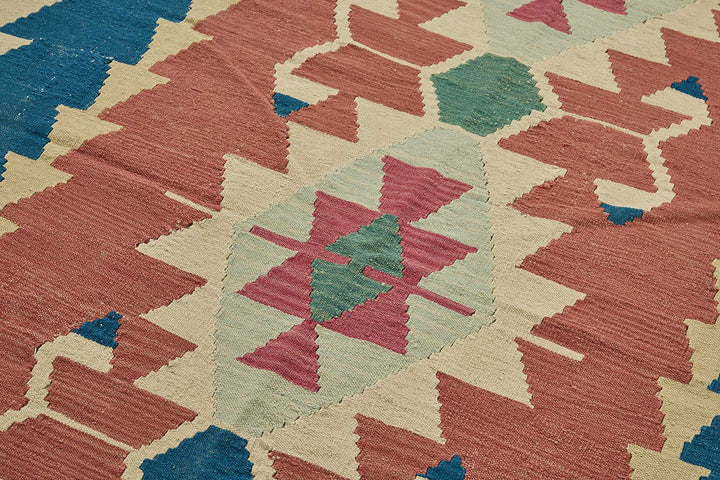 6x9 Handwoven Turkish Kilim Rug - 50665