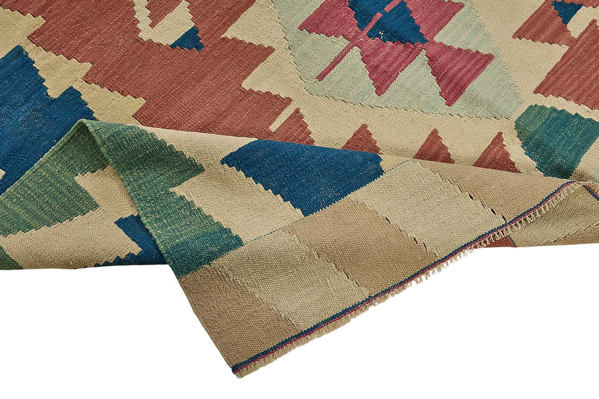 6x9 Handwoven Turkish Kilim Rug - 50665