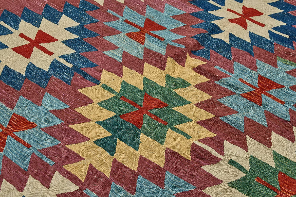 7x8 Handwoven Turkish Kilim Rug - 50668