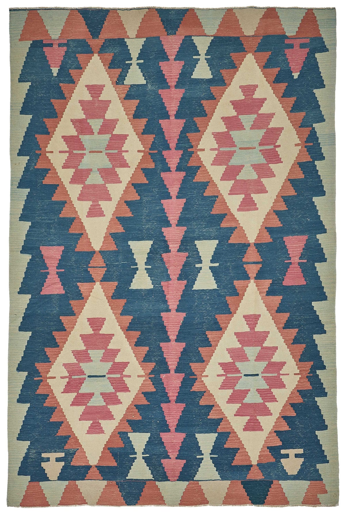 6x10 Handwoven Turkish Kilim Rug - 50669