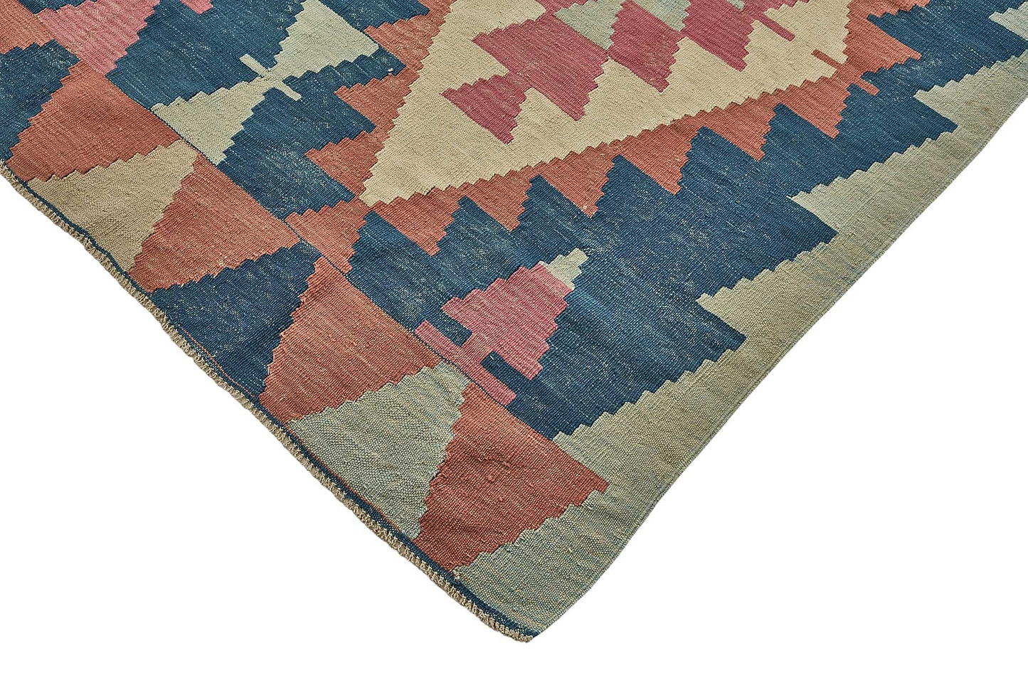 6x10 Handwoven Turkish Kilim Rug - 50669