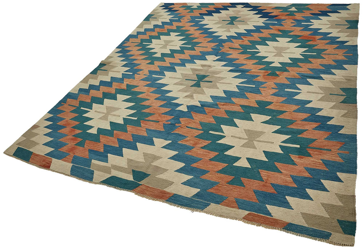 7x8 Handwoven Turkish Kilim Rug - 50670