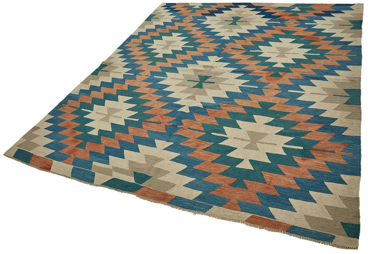 7x8 Handwoven Turkish Kilim Rug - 50670