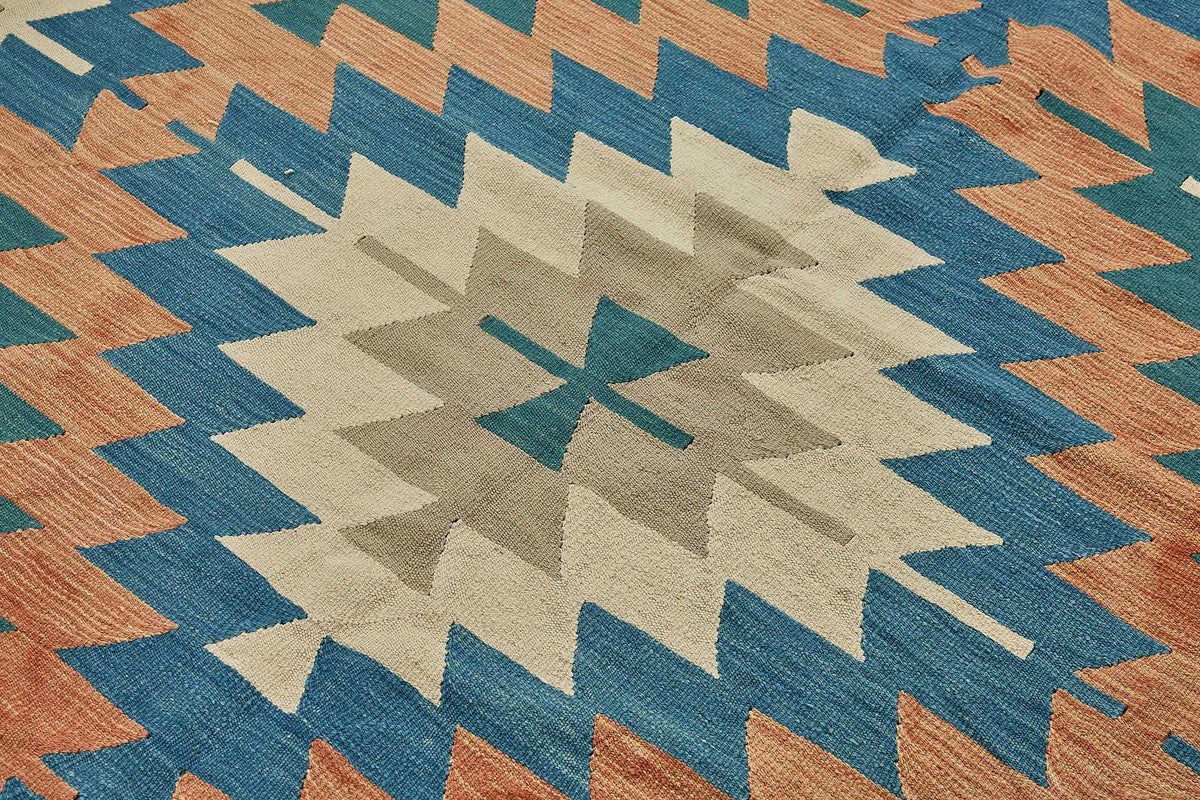 7x8 Handwoven Turkish Kilim Rug - 50670