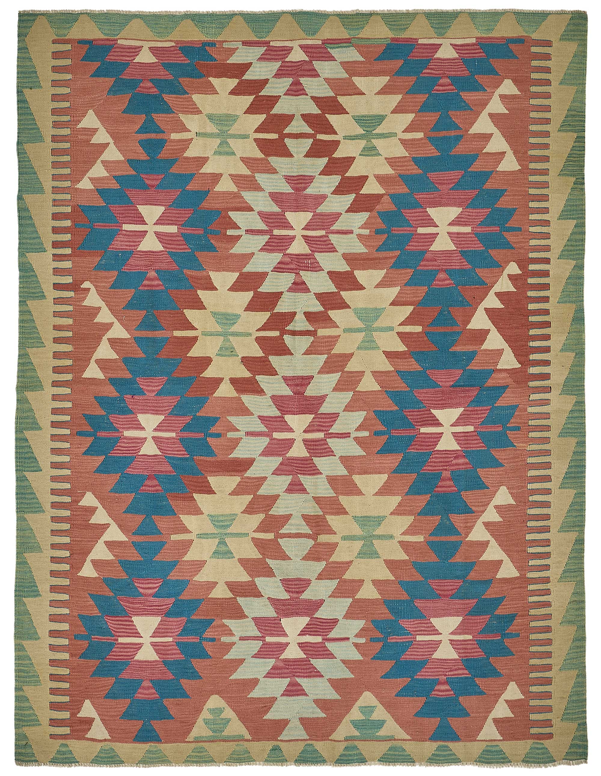 6x8 Handwoven Turkish Kilim Rug - 50671