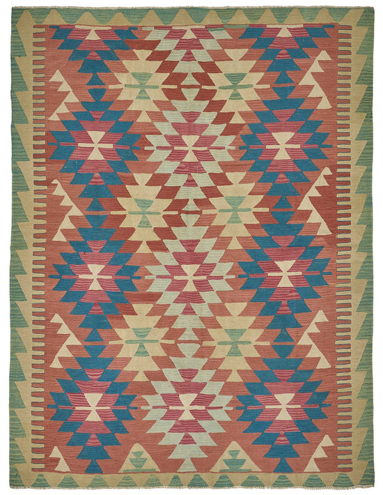 6x8 Handwoven Turkish Kilim Rug - 50671