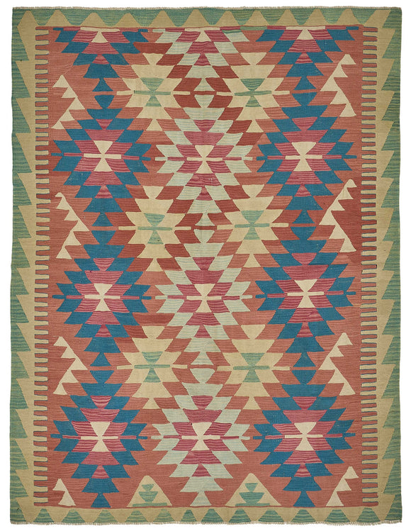 6x8 Handwoven Turkish Kilim Rug - 50671