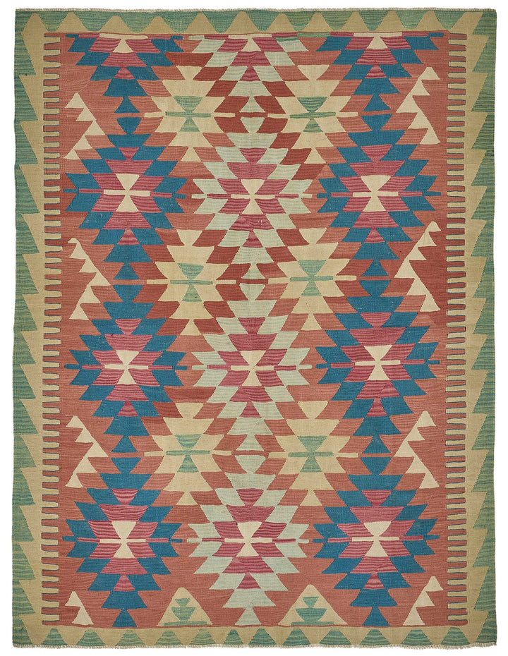 6x8 Handwoven Turkish Kilim Rug - 50671