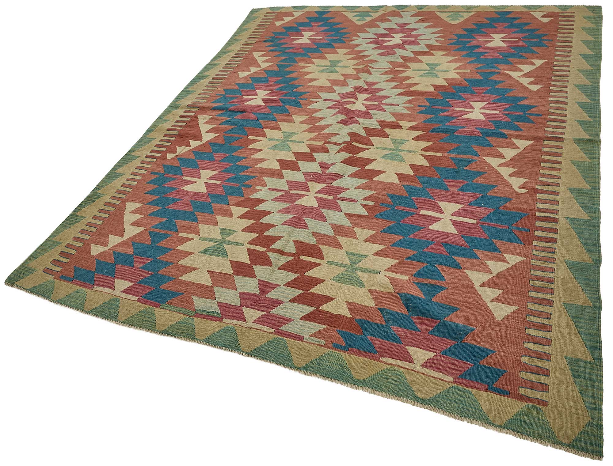 6x8 Handwoven Turkish Kilim Rug - 50671