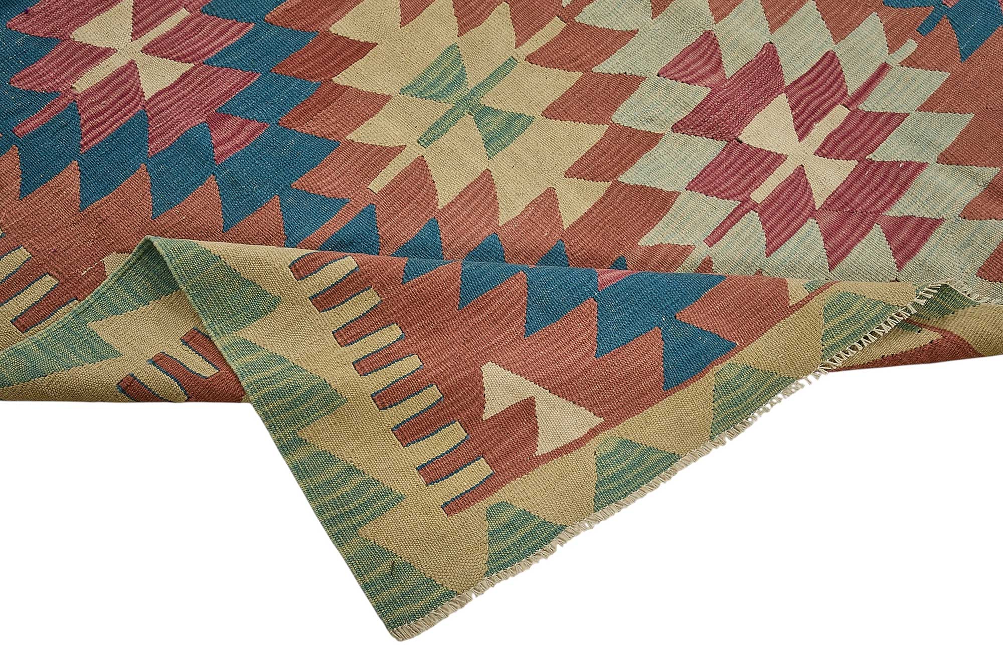 6x8 Handwoven Turkish Kilim Rug - 50671