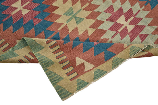 6x8 Handwoven Turkish Kilim Rug - 50671