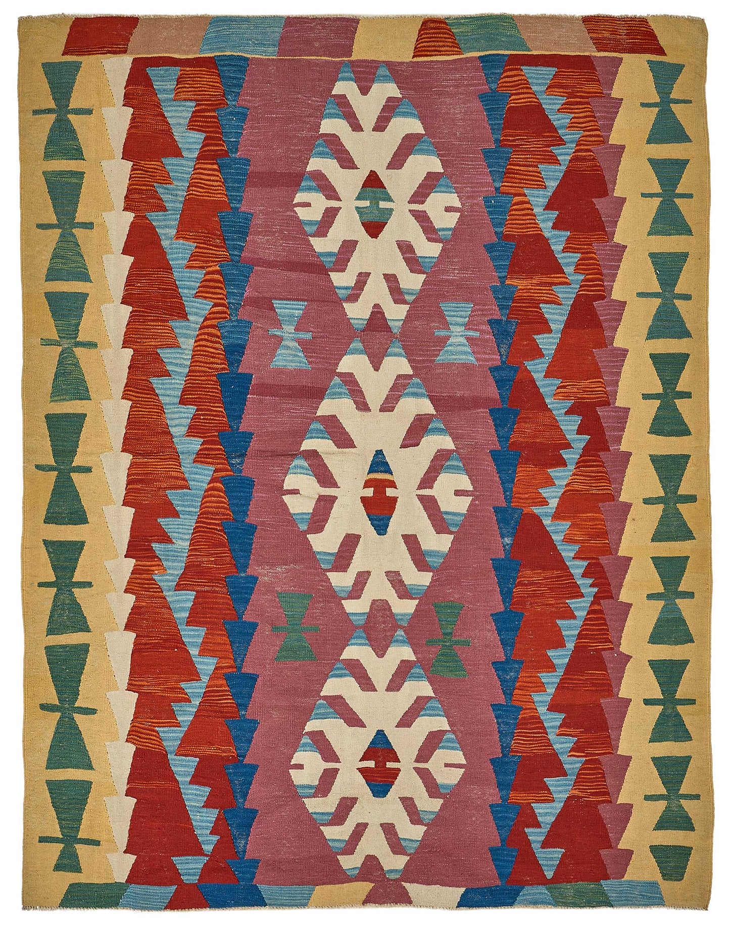 7x8 Handwoven Turkish Kilim Rug - 50673