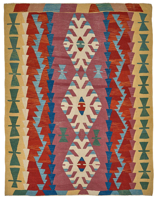 7x8 Handwoven Turkish Kilim Rug - 50673