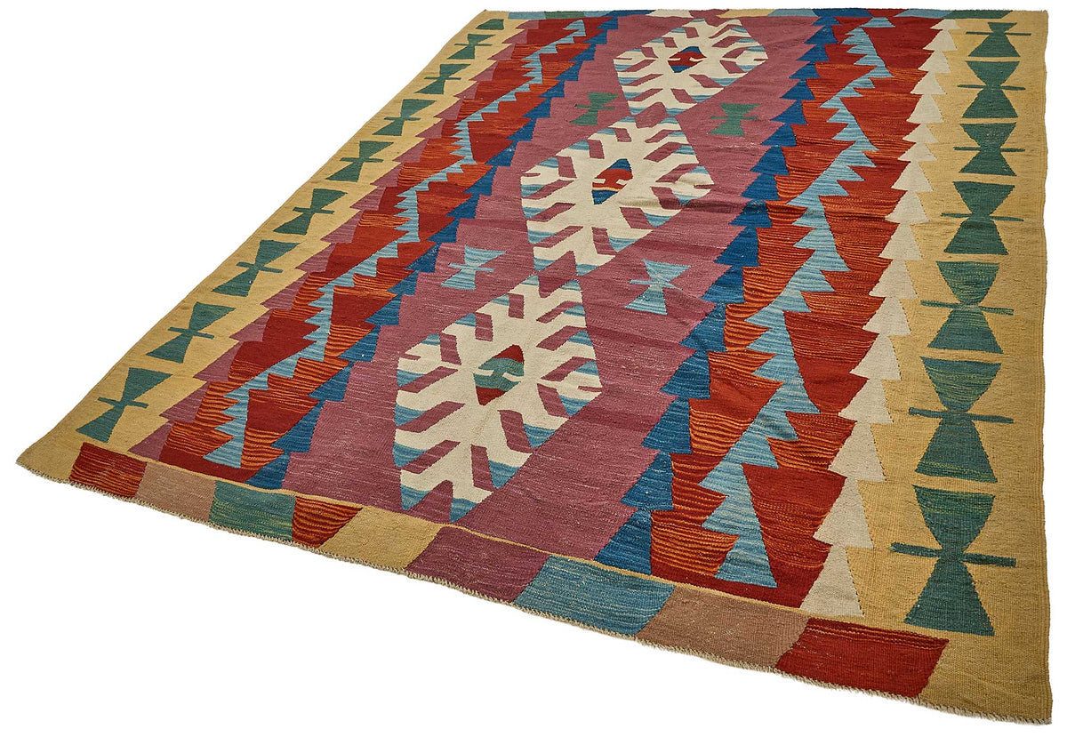 7x8 Handwoven Turkish Kilim Rug - 50673