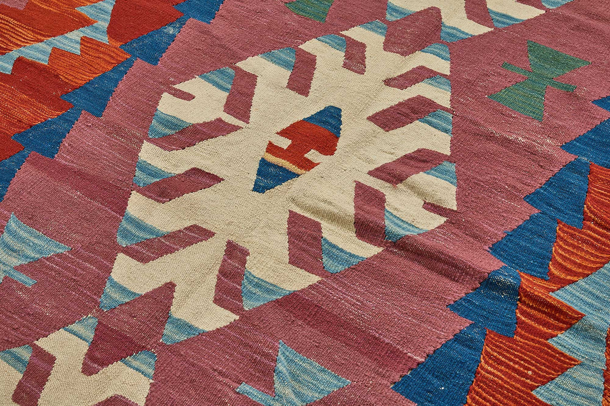 7x8 Handwoven Turkish Kilim Rug - 50673