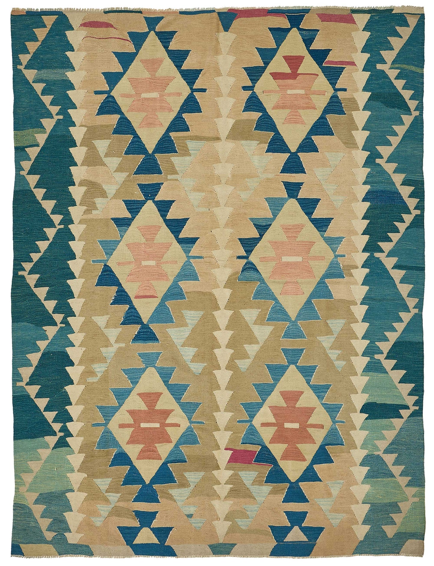 6x8 Handwoven Turkish Kilim Rug - 50674