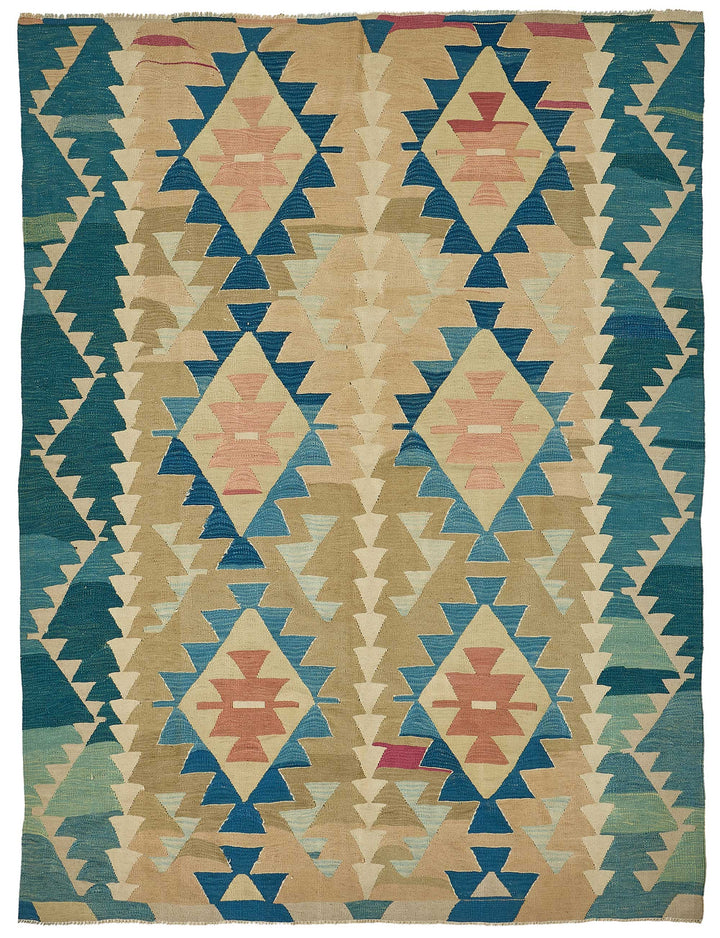 6x8 Handwoven Turkish Kilim Rug - 50674