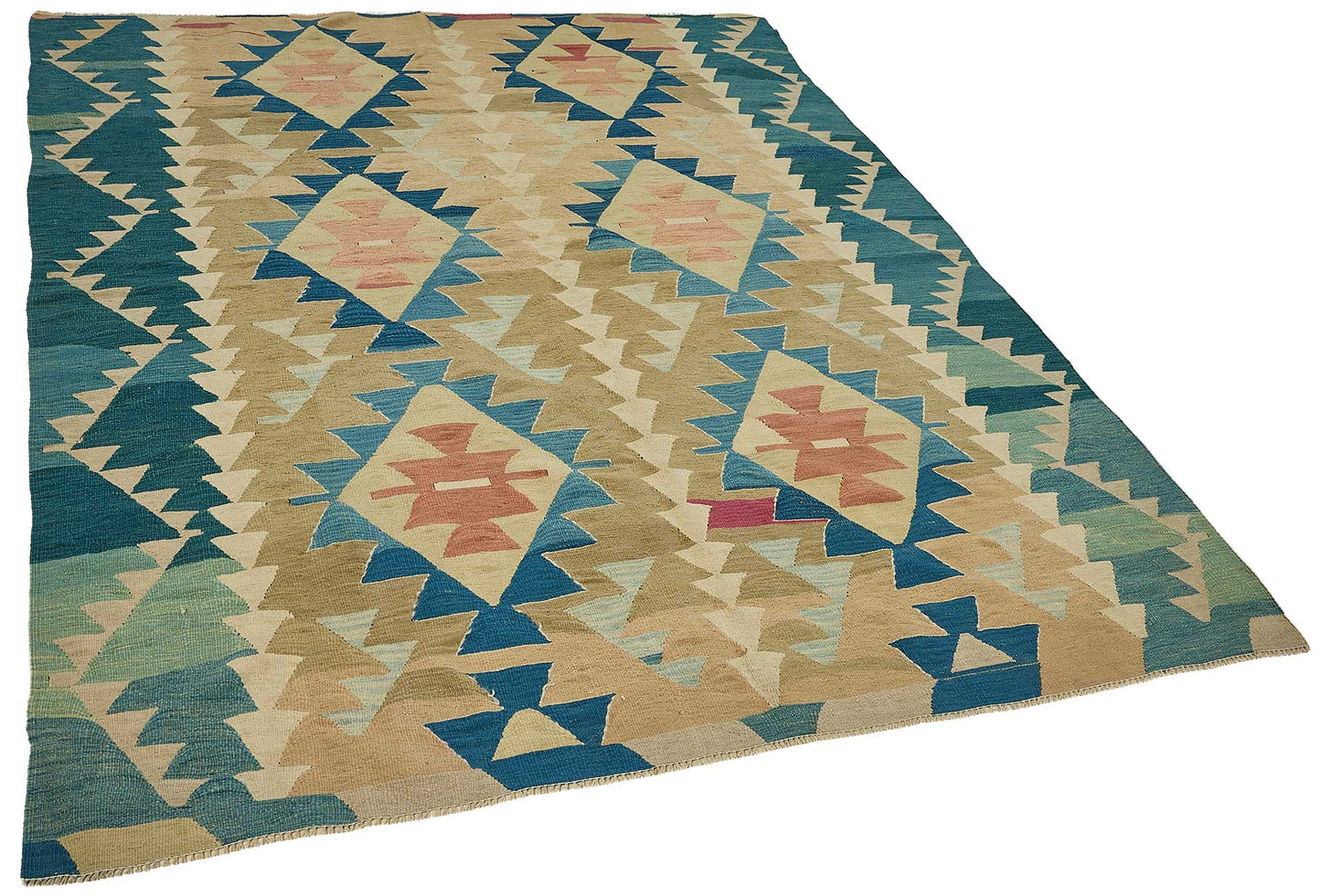 6x8 Handwoven Turkish Kilim Rug - 50674