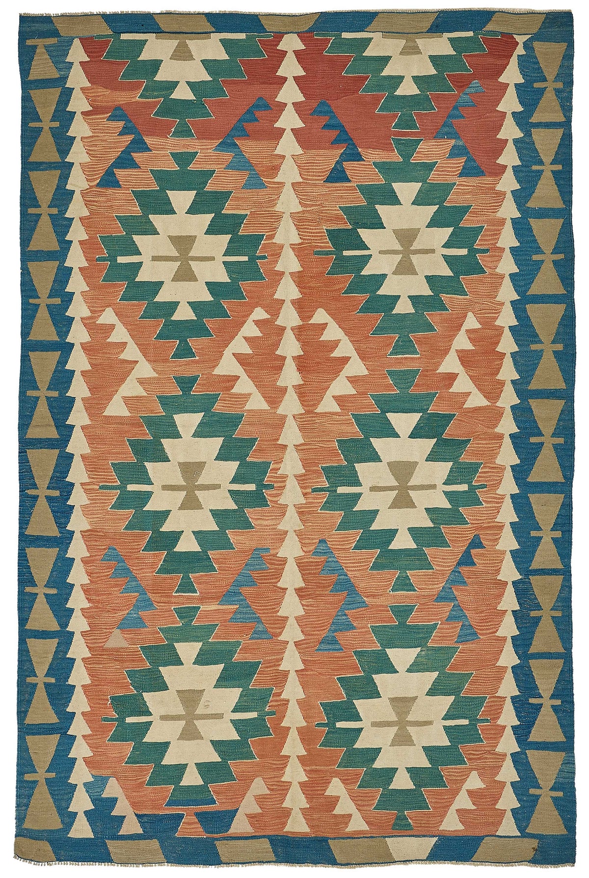 6x9 Handwoven Turkish Kilim Rug - 50675