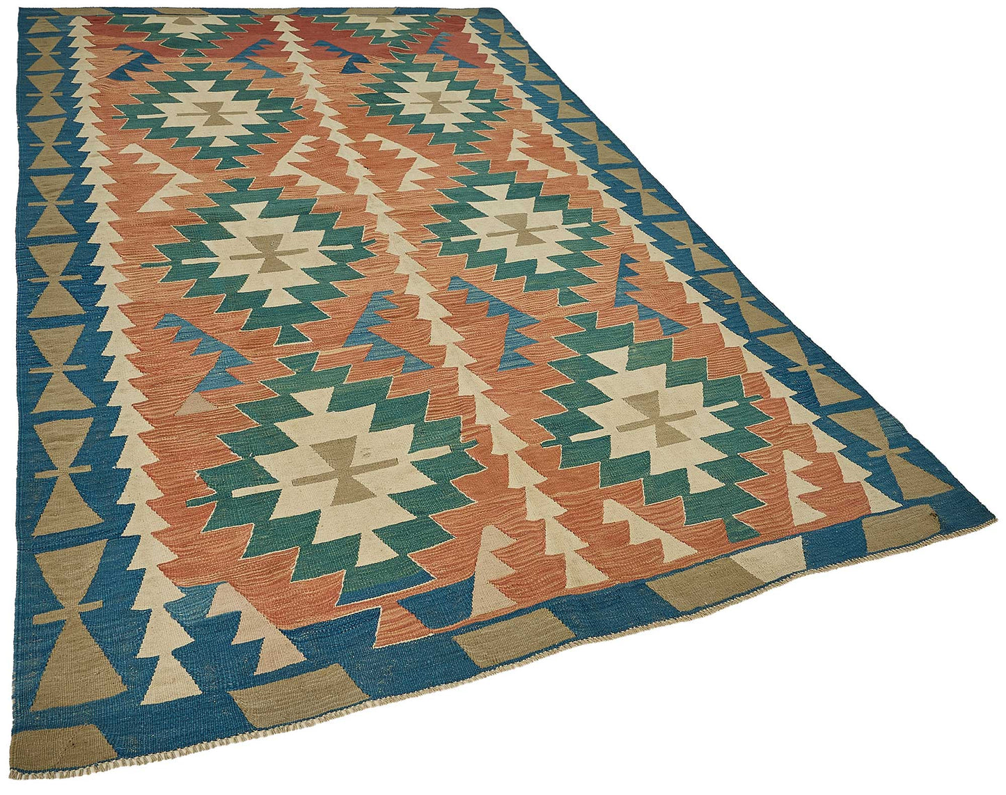 6x9 Handwoven Turkish Kilim Rug - 50675