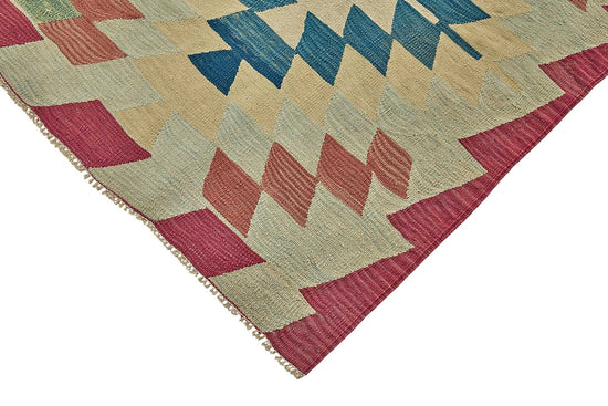 7x9 Handwoven Turkish Kilim Rug - 50676