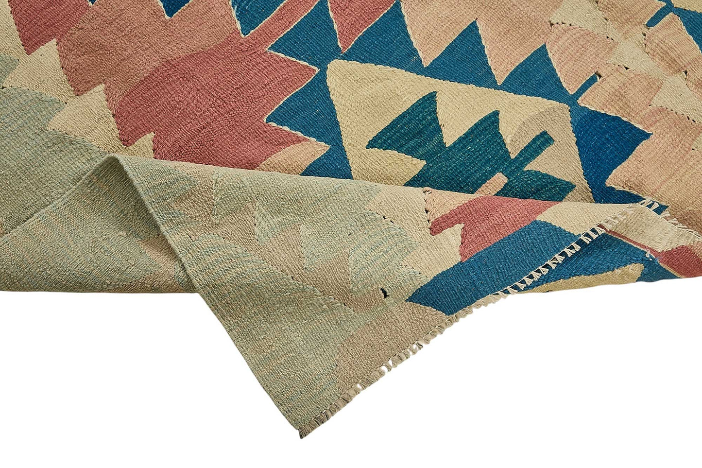 6x10 Handwoven Turkish Kilim Rug - 50677