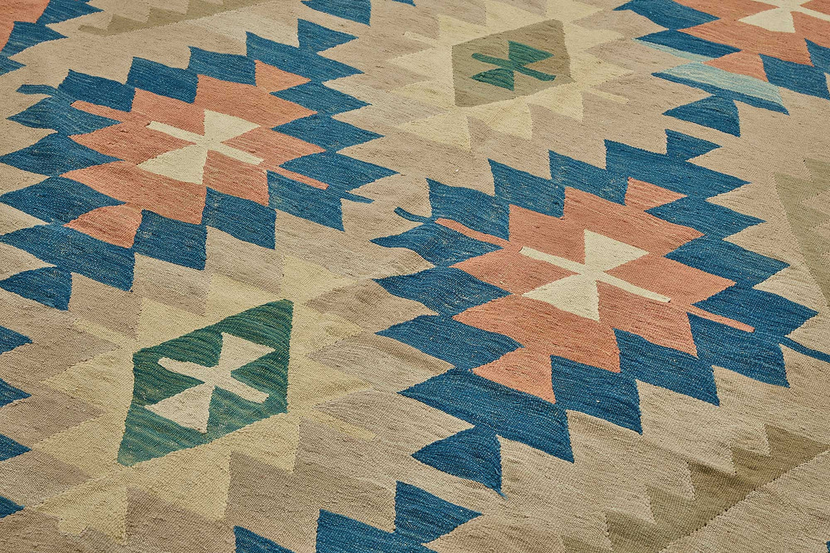 7x11 Handwoven Turkish Kilim Rug - 50679