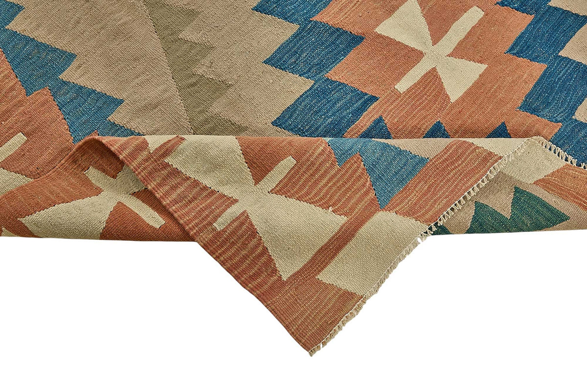 7x11 Handwoven Turkish Kilim Rug - 50679