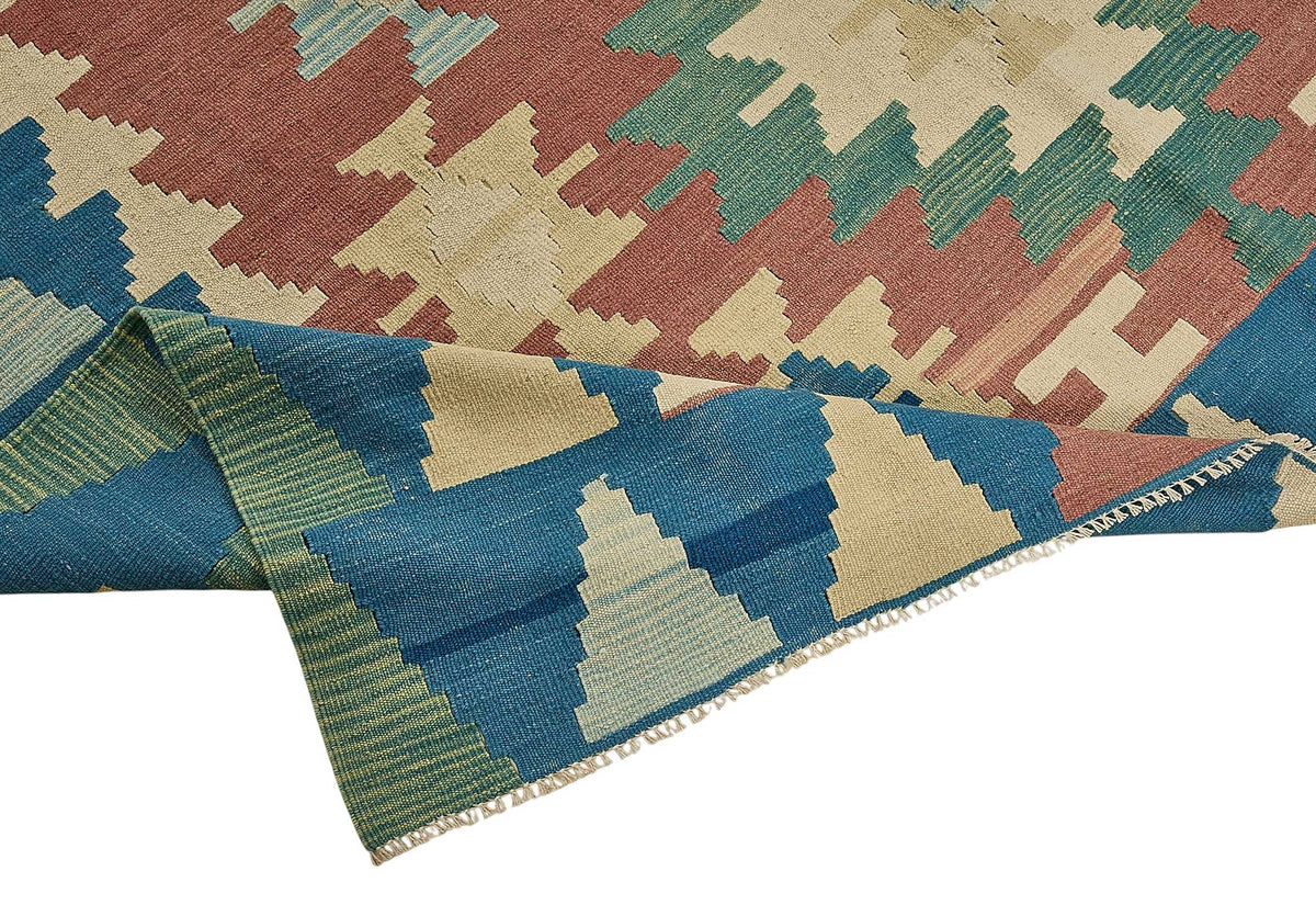 7x10 Handwoven Turkish Kilim Rug - 50680