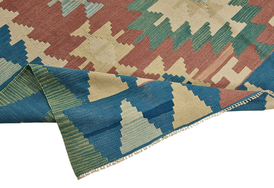 7x10 Handwoven Turkish Kilim Rug - 50680