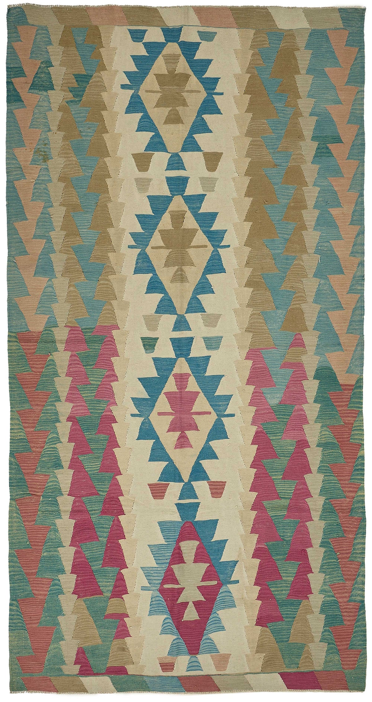 6x11 Handwoven Turkish Kilim Rug - 50681