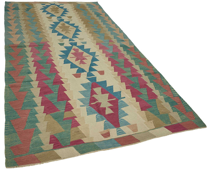 6x11 Handwoven Turkish Kilim Rug - 50681