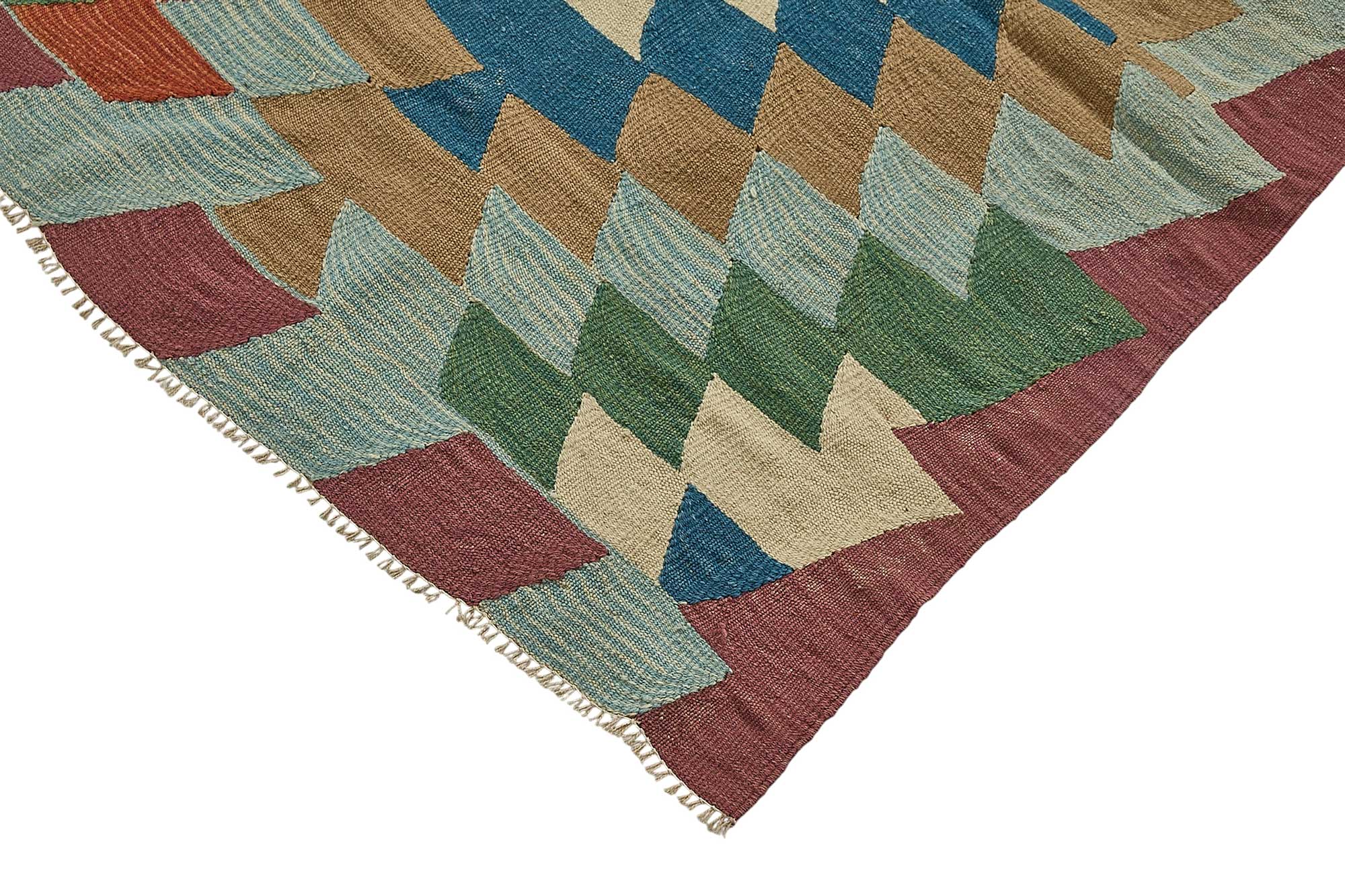 6x9 Handwoven Turkish Kilim Rug - 50682
