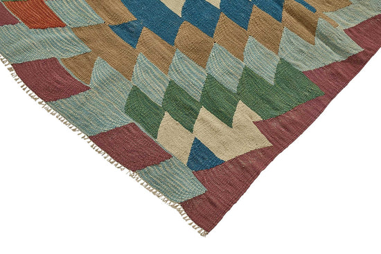 6x9 Handwoven Turkish Kilim Rug - 50682