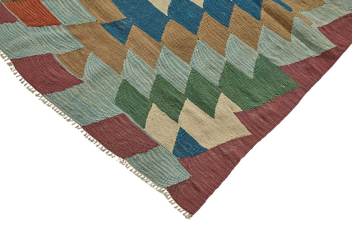 6x9 Handwoven Turkish Kilim Rug - 50682
