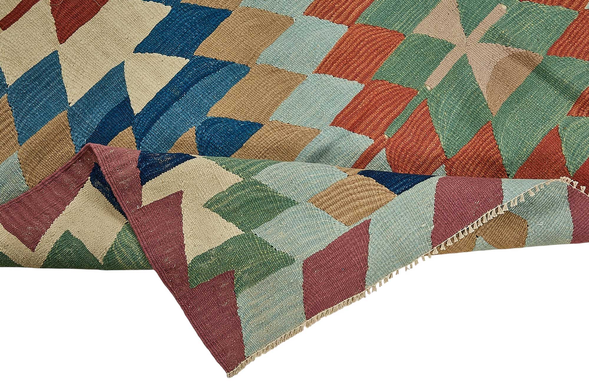 6x9 Handwoven Turkish Kilim Rug - 50682